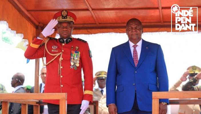 Brice Oligui Nguema en visite officielle en République Centrafricaine