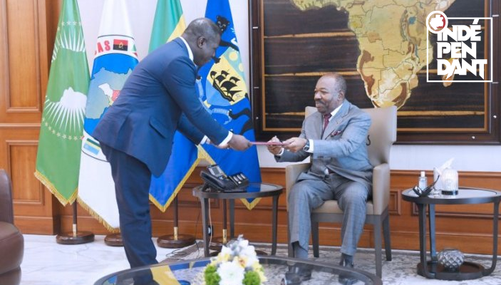 Ali Bongo reçoit en audience le ministre Sierraléonais des Affaires étrangères