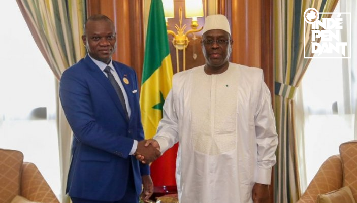 Brice Clotaire Oligui Nguema s’entretient avec le président sénégalais Macky Sall