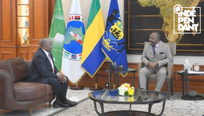 Ali Bongo échange avec le secrétaire général de l’OEACP