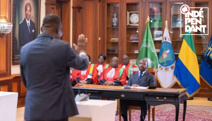 Prestation de serment&nbsp;: Ali Bongo reçoit celui de son ministre délégué au Transport