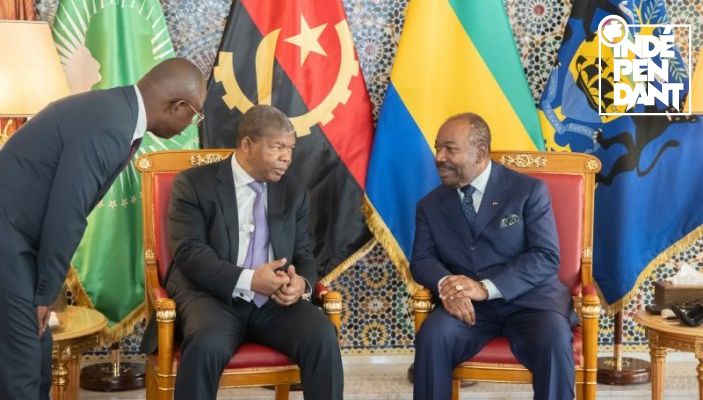 Ali Bongo s’entretient avec son homologue angolais en séjour au Gabon