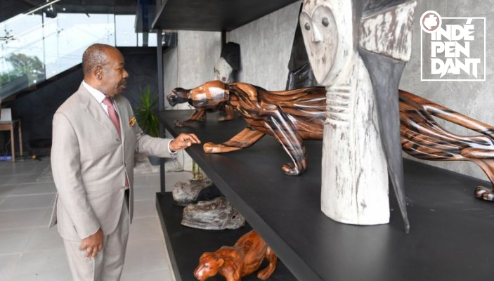Ali Bongo visite le nouveau showroom «&nbsp;Akiba Wood Furniture&nbsp;» à Akanda