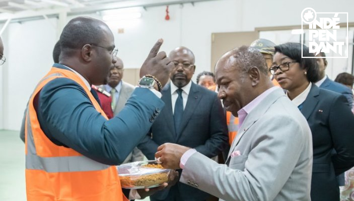 Nkok&nbsp;: Ali Bongo met en service la Raffinerie gabonaise de l’or et inaugure la zone logistique multimodale